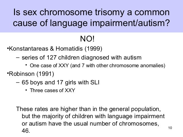 What causes an extra sex chromosome